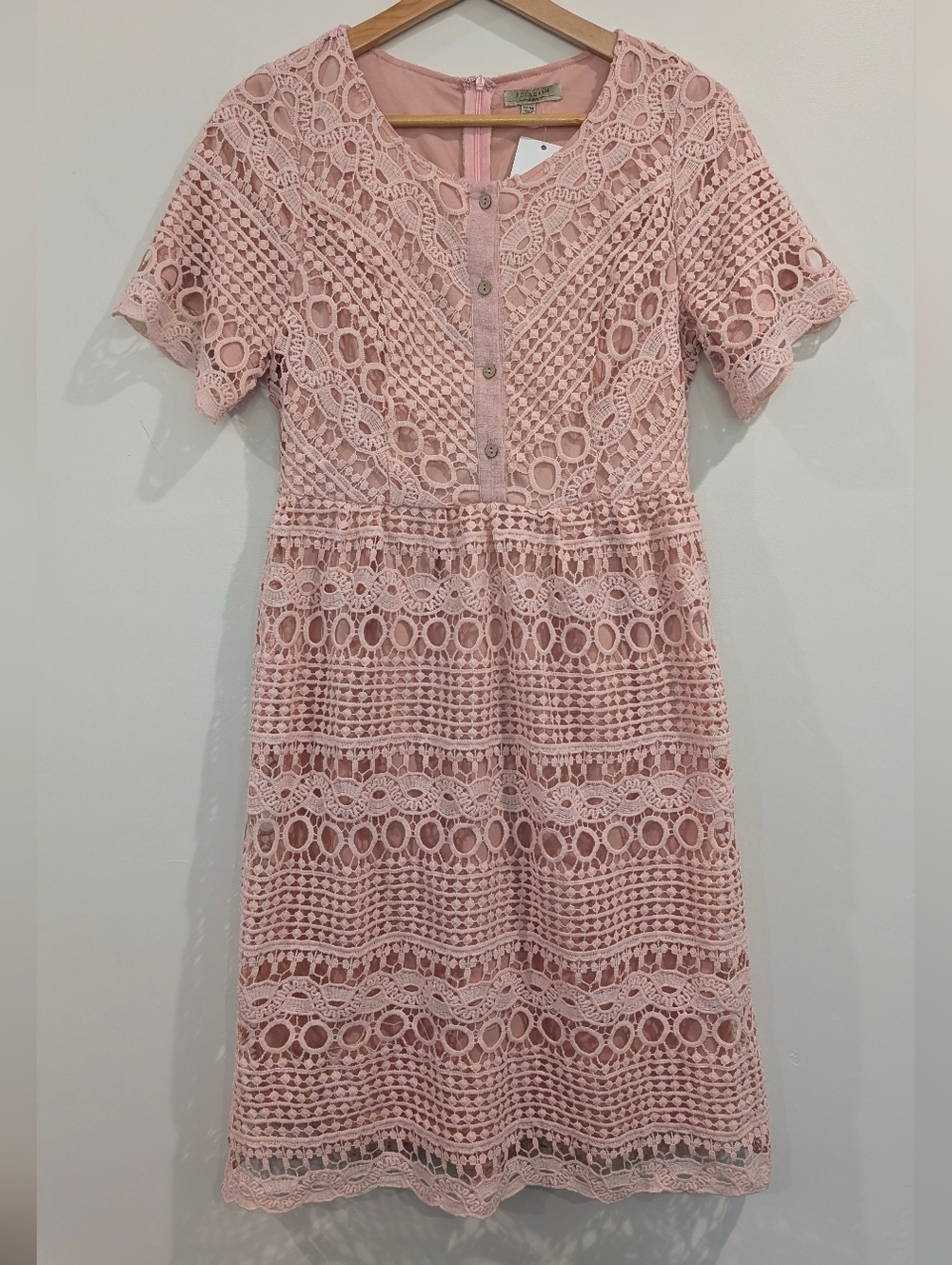 Blush Eyelet  Women’s Dress Medium